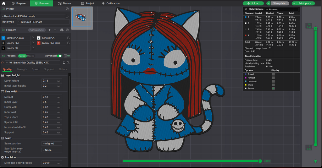 Sally Cat (Sally Skellington) - User Requested