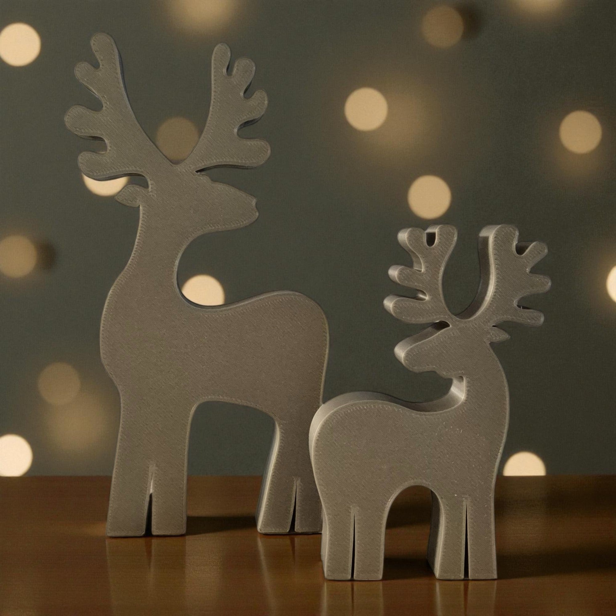 Reindeer Decor Set Minimalist Christmas Decoration