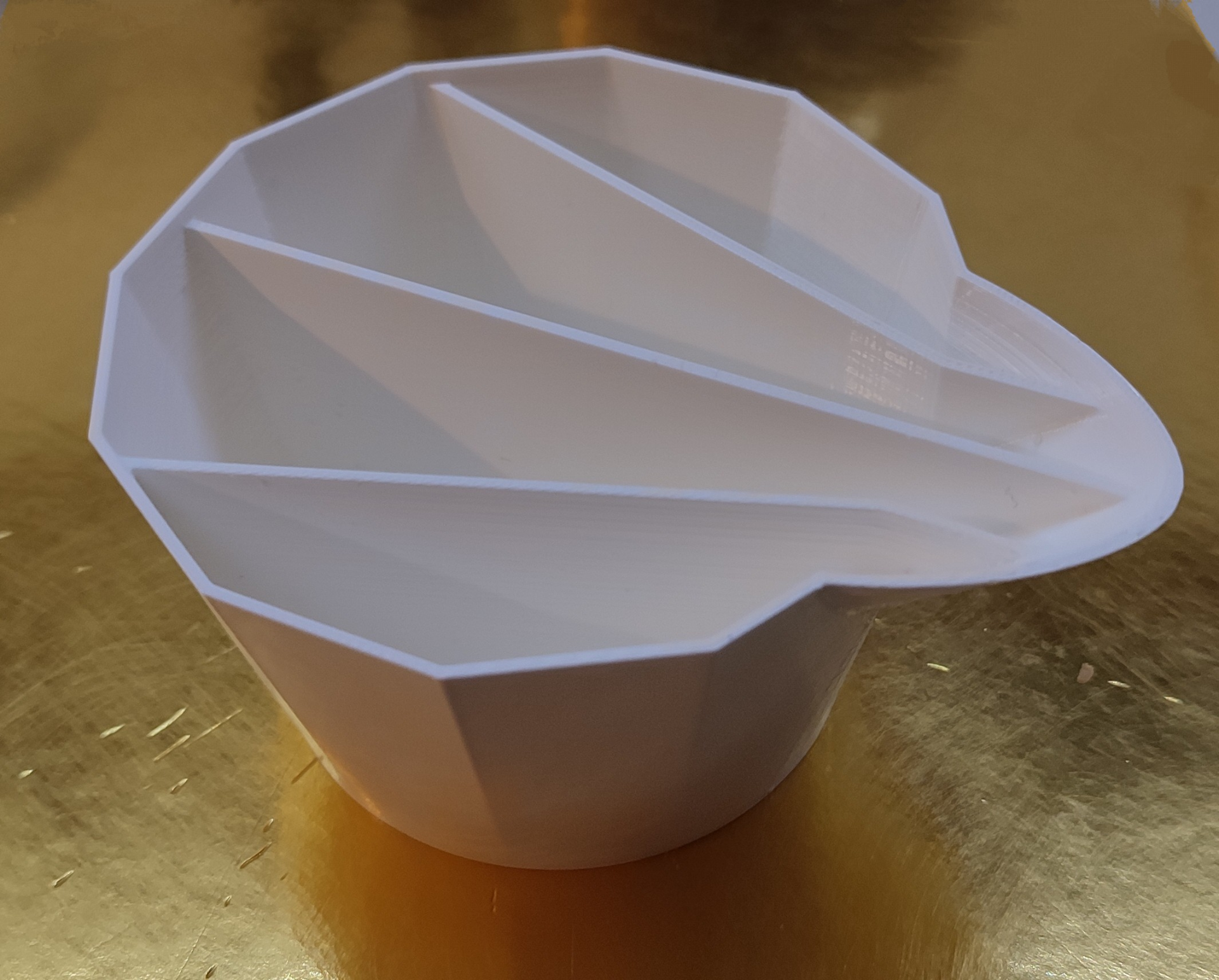 Split cup for Pouring technique 6/4/3/2 chambers