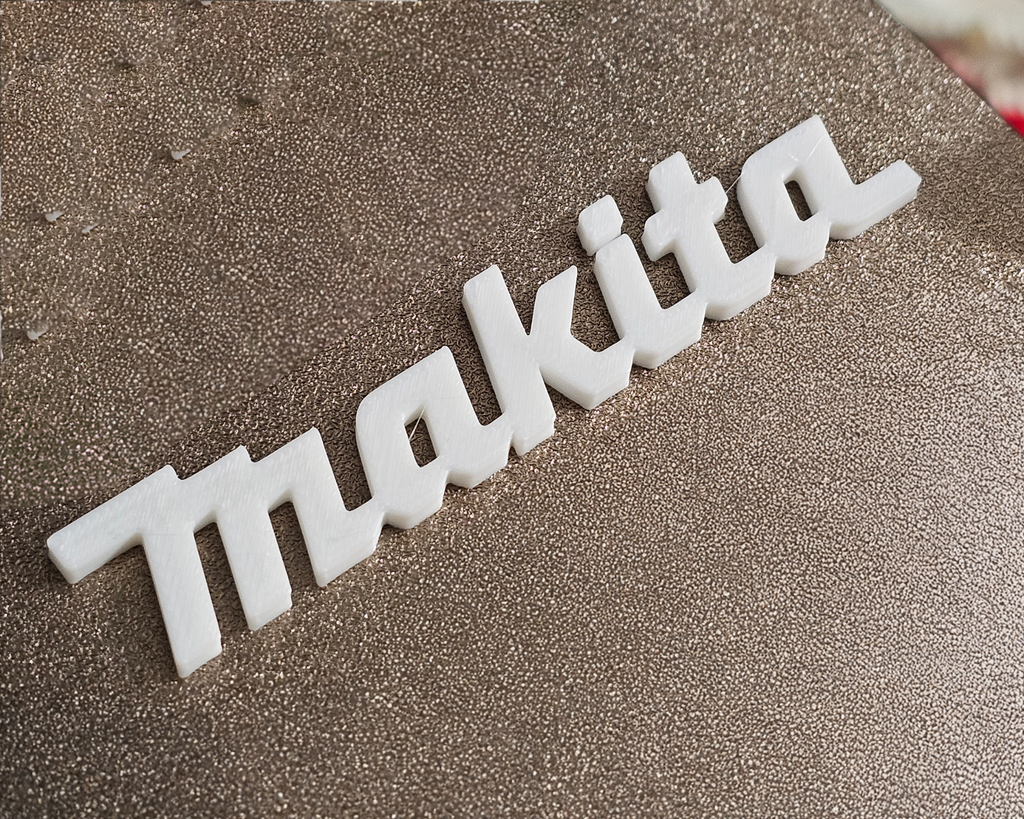Makita Power Tools Logo - Custom 3D Printed