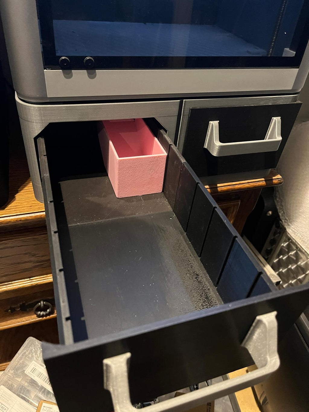 P2S/P1S/X1 Printer Riser, storage, poop