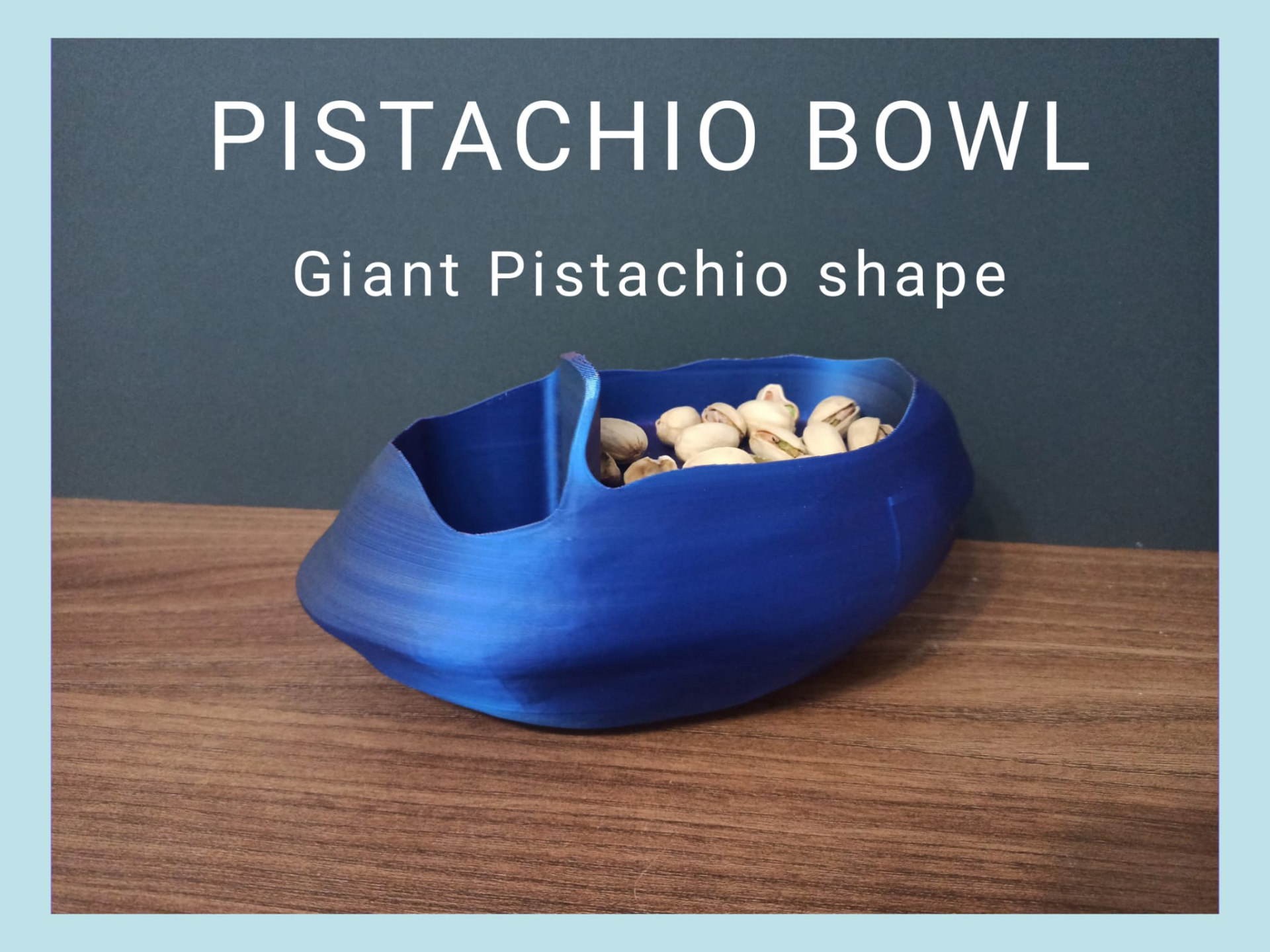 pistachio giant -Pistachio bowl - porta pistacchi