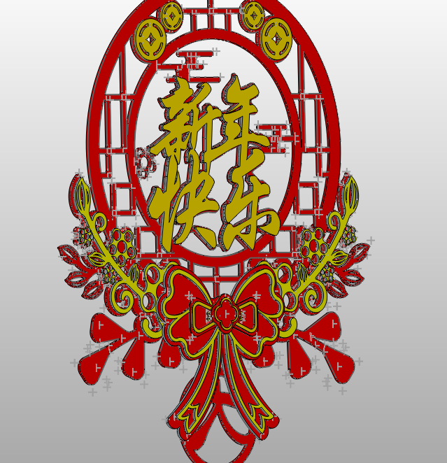 龙年立体挂饰，已对无ams进行适配。
