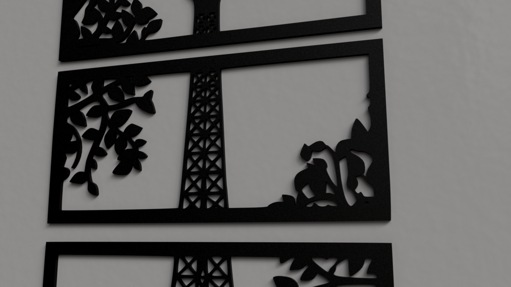 Eiffel Tower 2D wall art