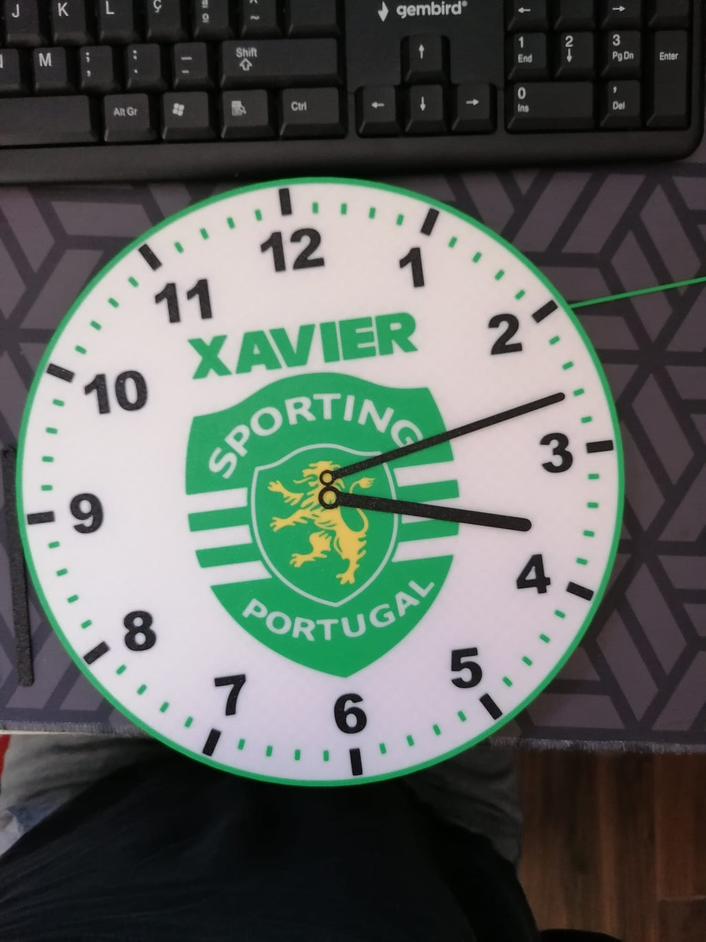 Relógio Sporting personalizado