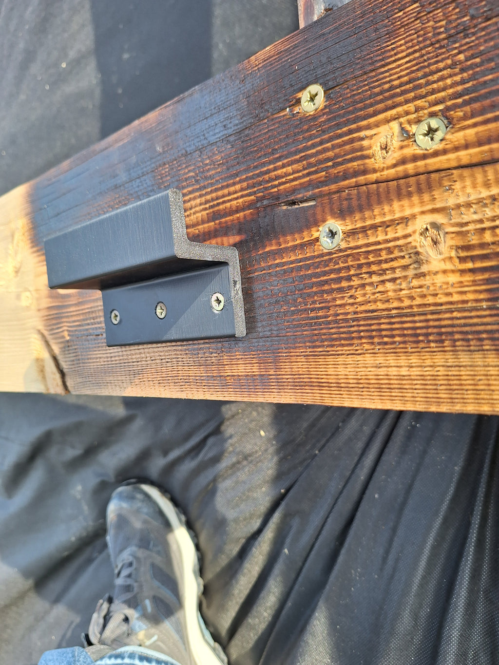 Solar panel holder - 10 mm and 20 mm overlap
