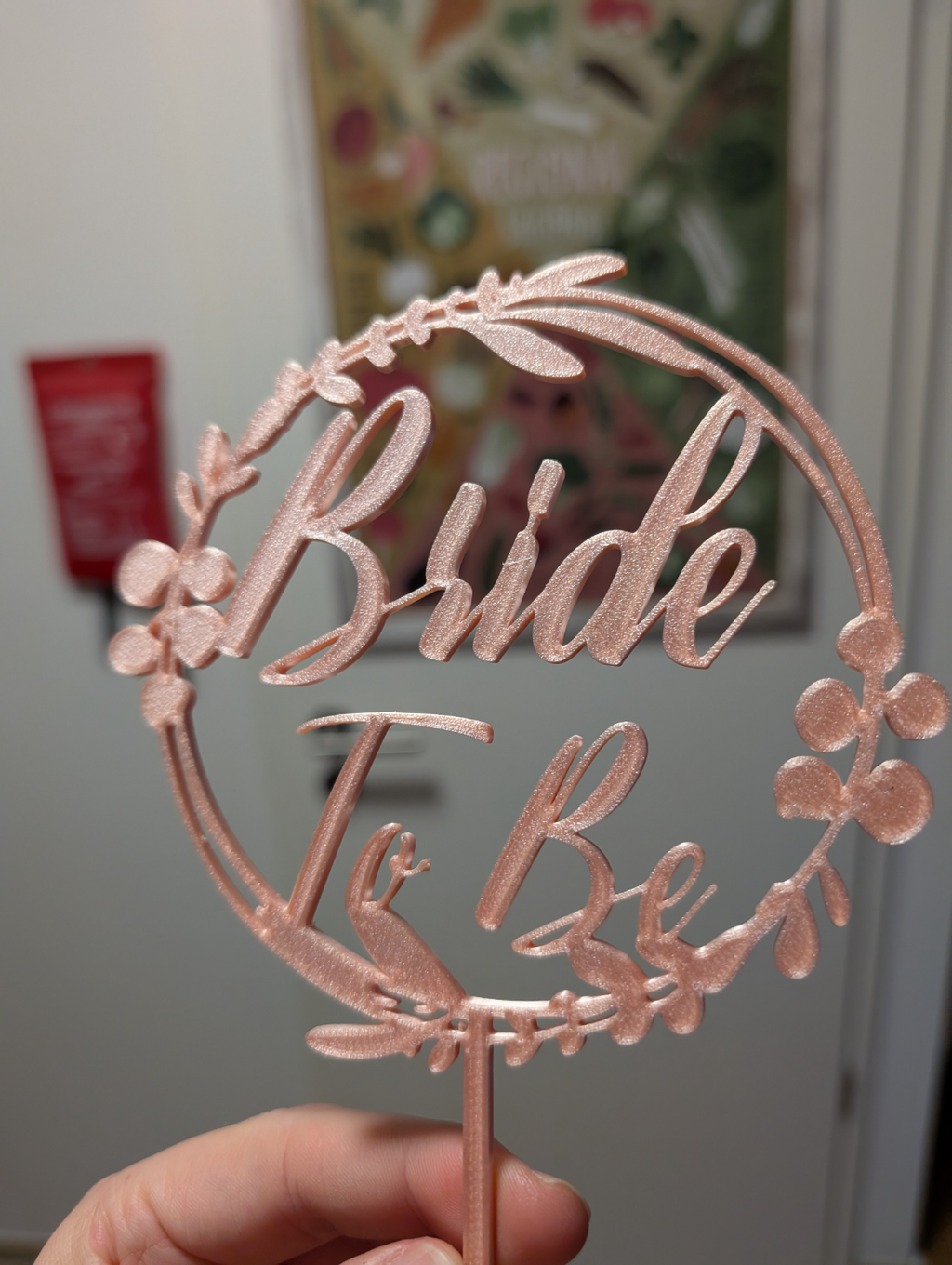 Bride to Be - Caketopper (medium sized)