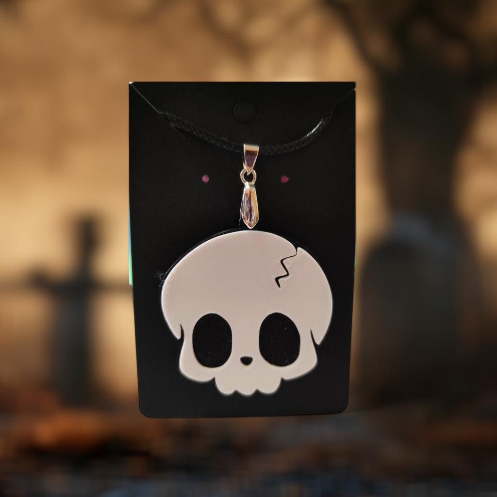 Cute Skull - Earrings and Necklace