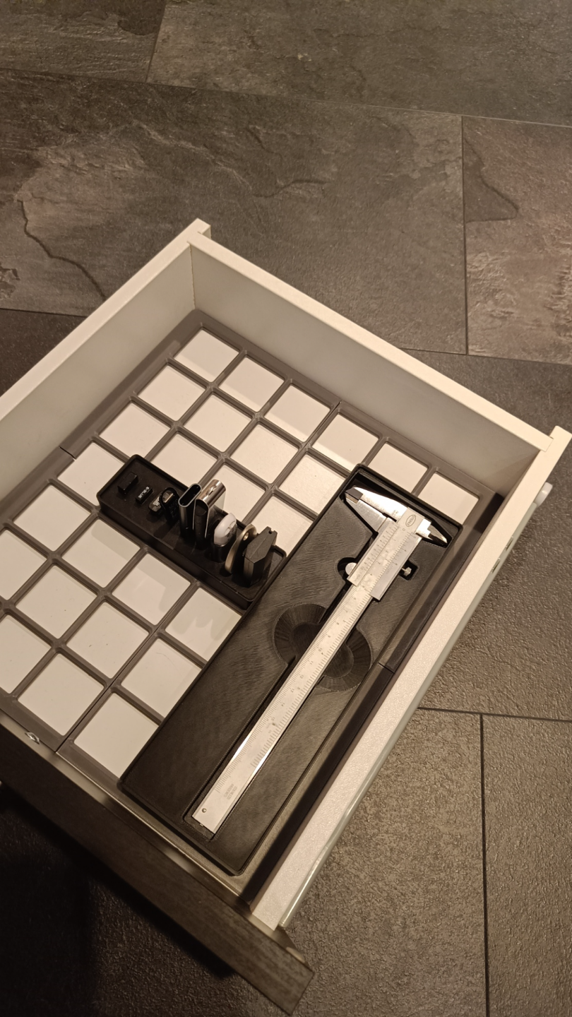 IKEA Kallax Schubladen Gridfinity Gatter