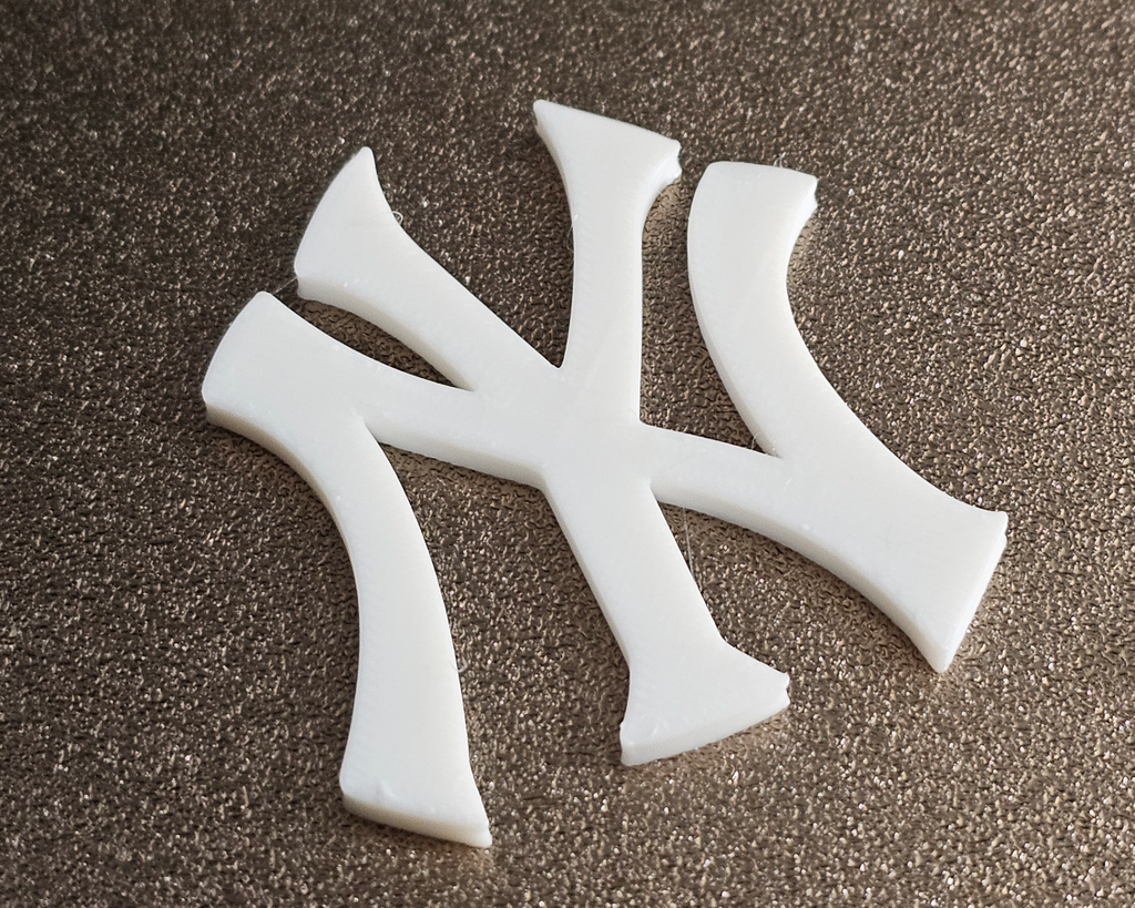 New York Yankees MLB 3D Printed Logo