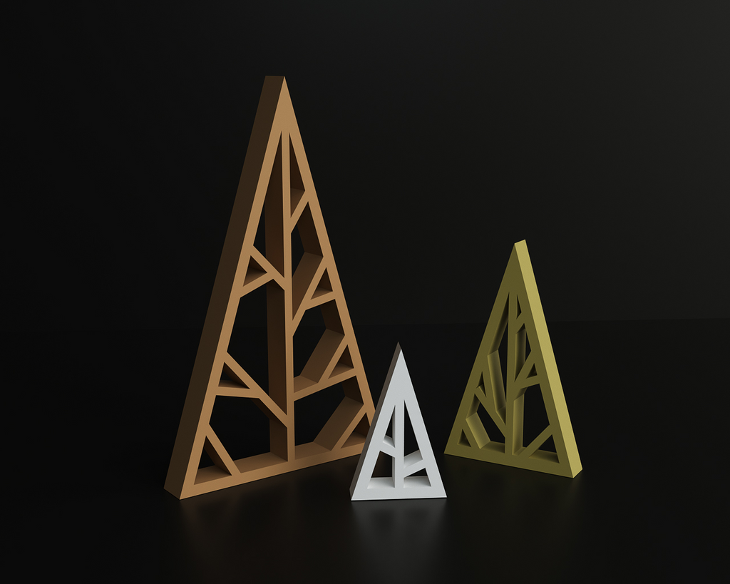 Geometric christmass tree