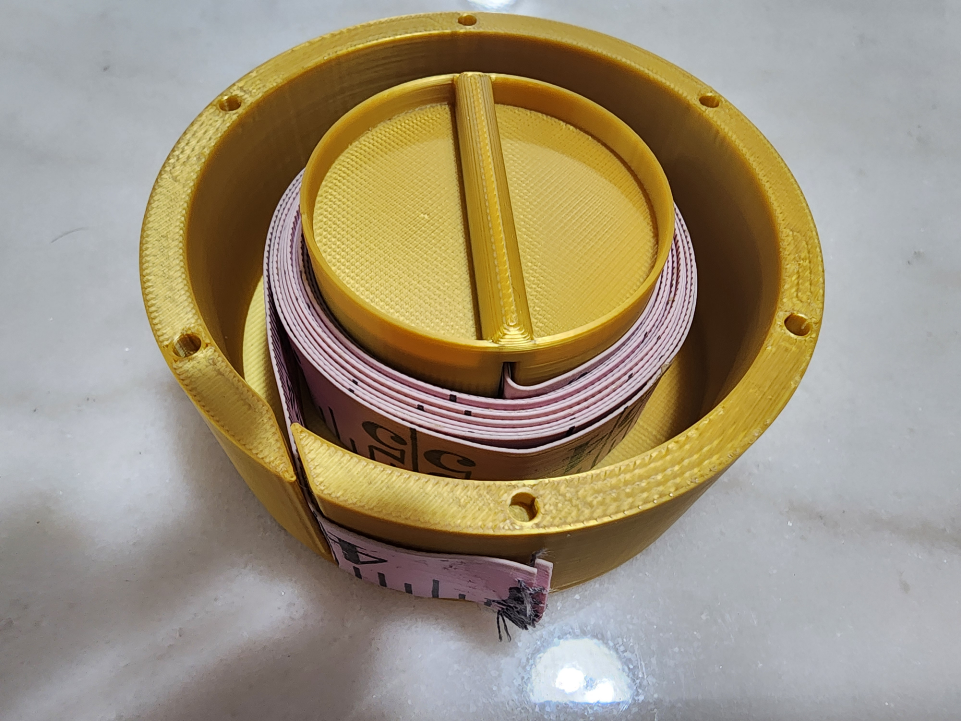 Sewing meter enclosure up to 26mm w. ball bearing