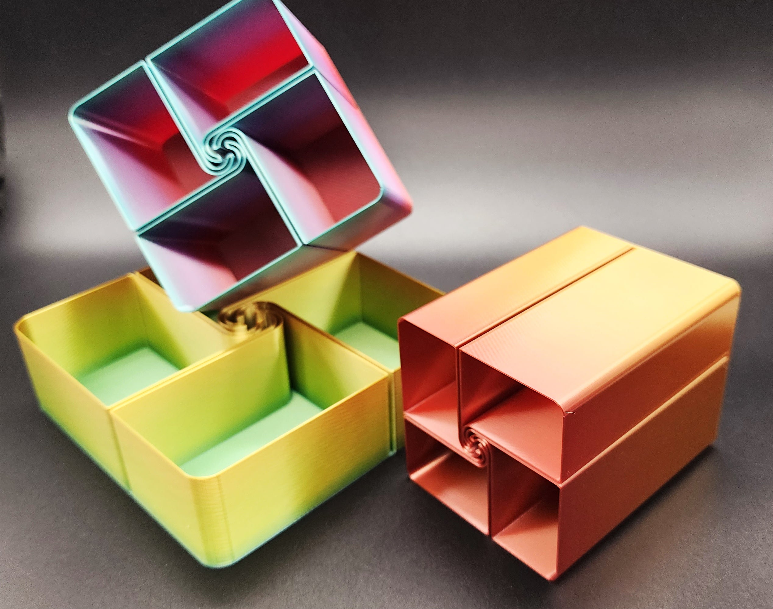 4 Compartment Caddy with a Twist - Vase Mode