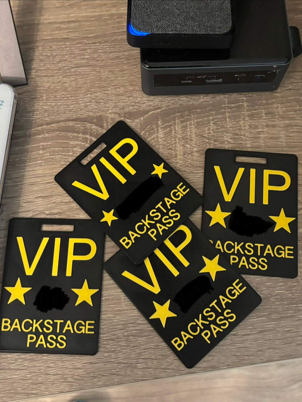 Customisable VIP and Backstage Passes (No AMS)