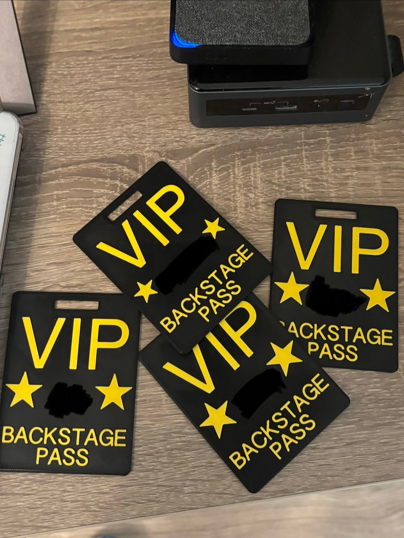 Customisable VIP and Backstage Passes (No AMS)