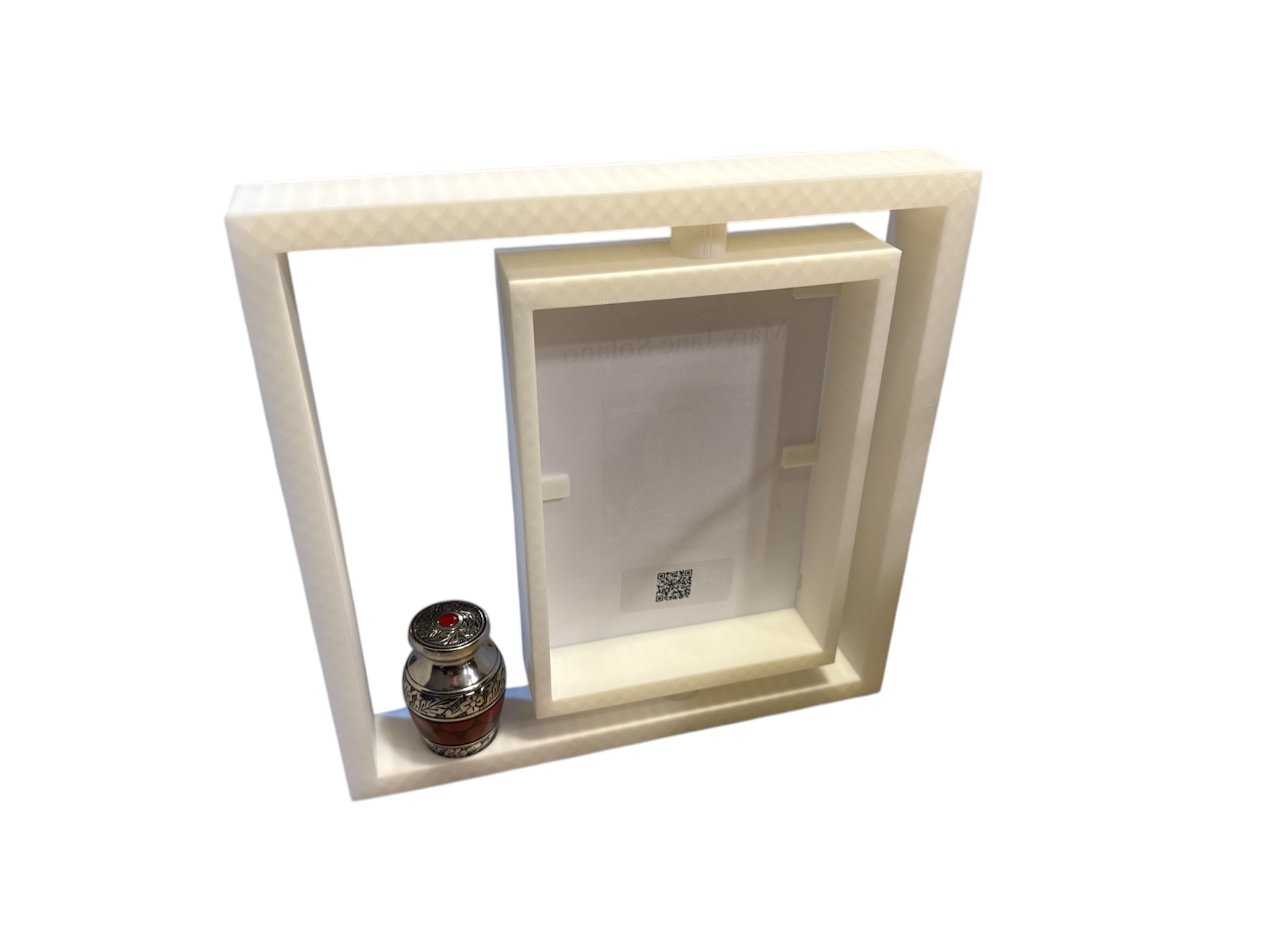 5x7 Rotating Photo Frame/Urn holder