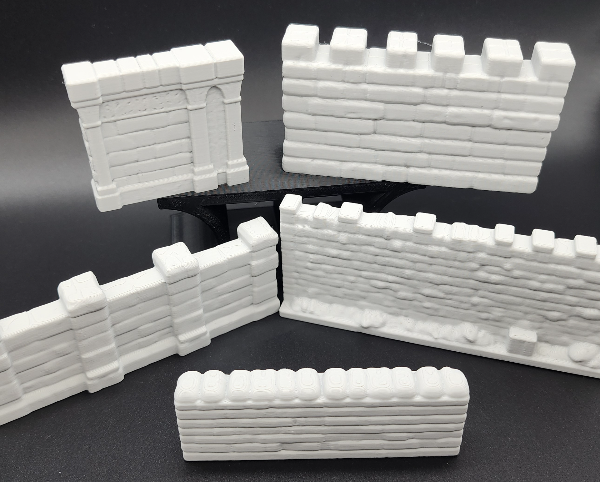 5 Stone Wall Miniatures
