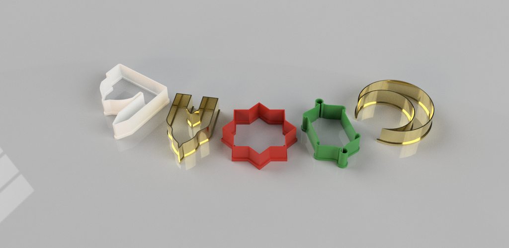 Ramadan/Eid Cookie Cutters