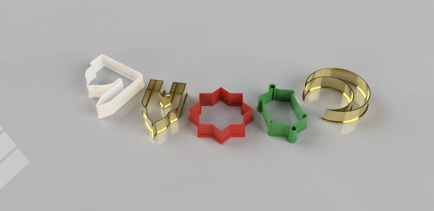 Ramadan/Eid Cookie Cutters