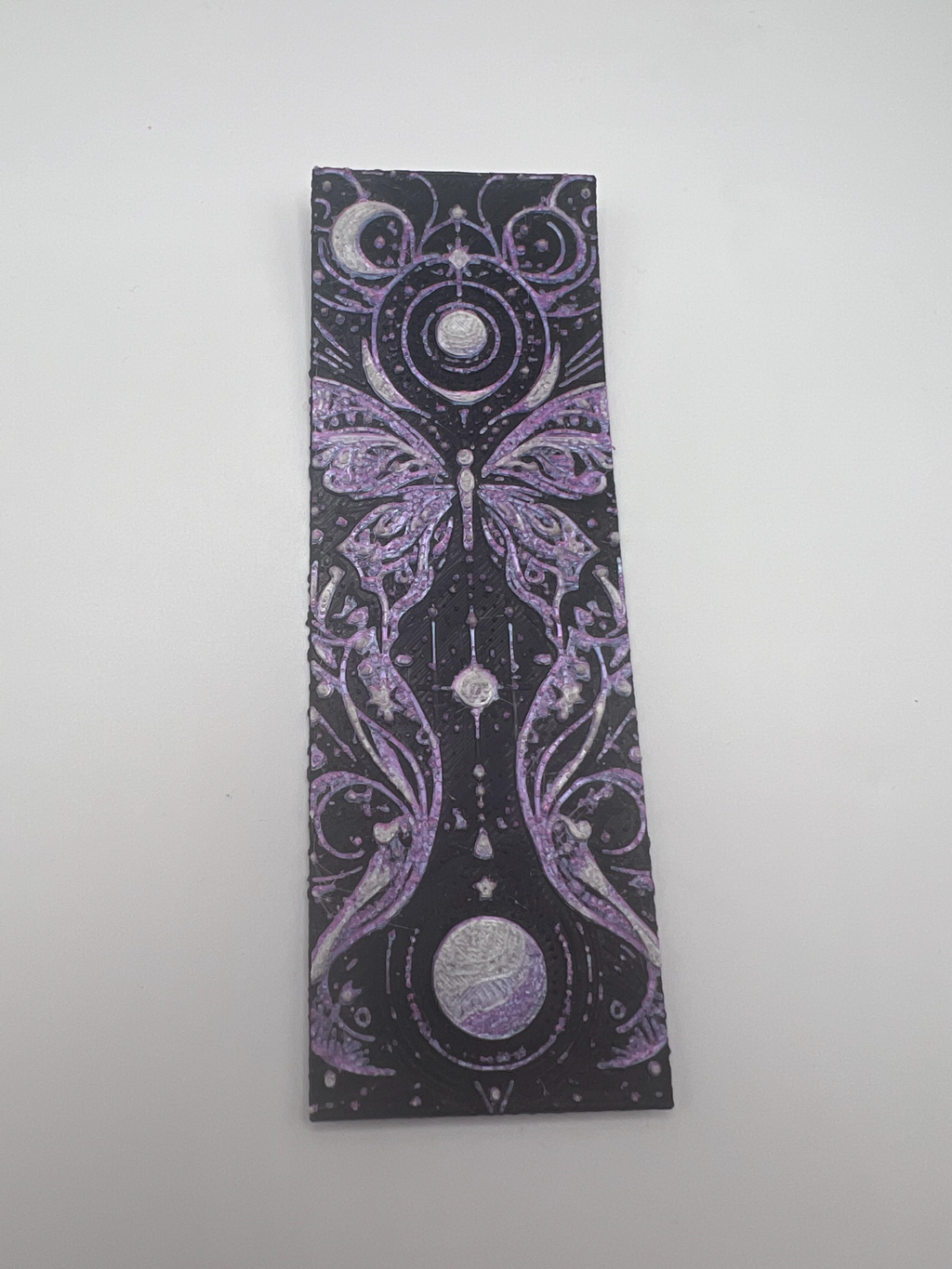 Butterfly Fantasy moon bookmark hueforge