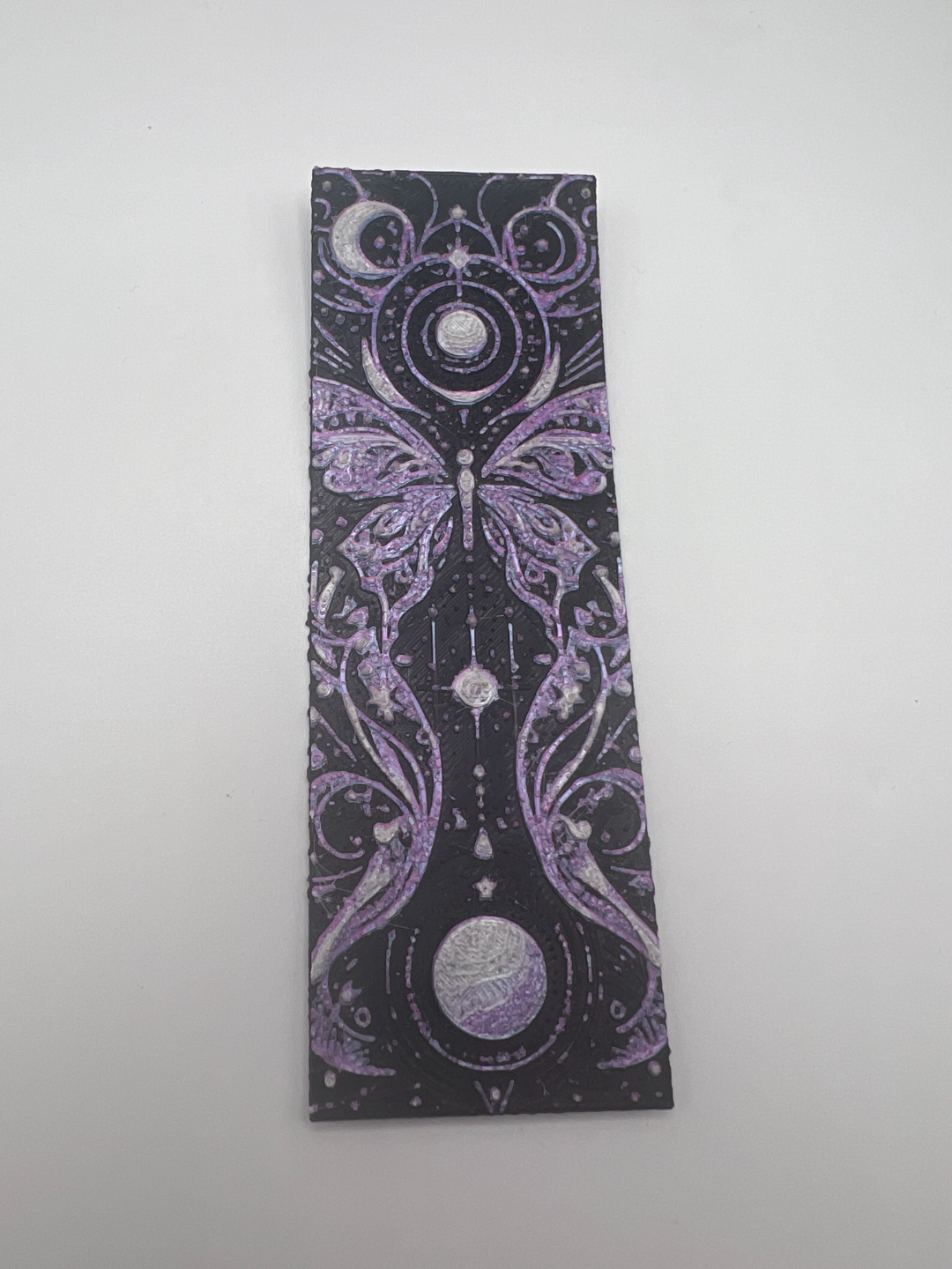 Butterfly Fantasy moon bookmark hueforge