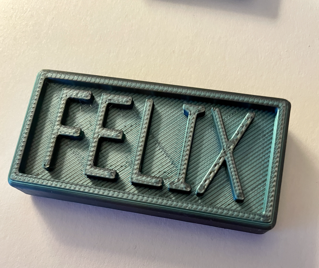 Felix nameplate