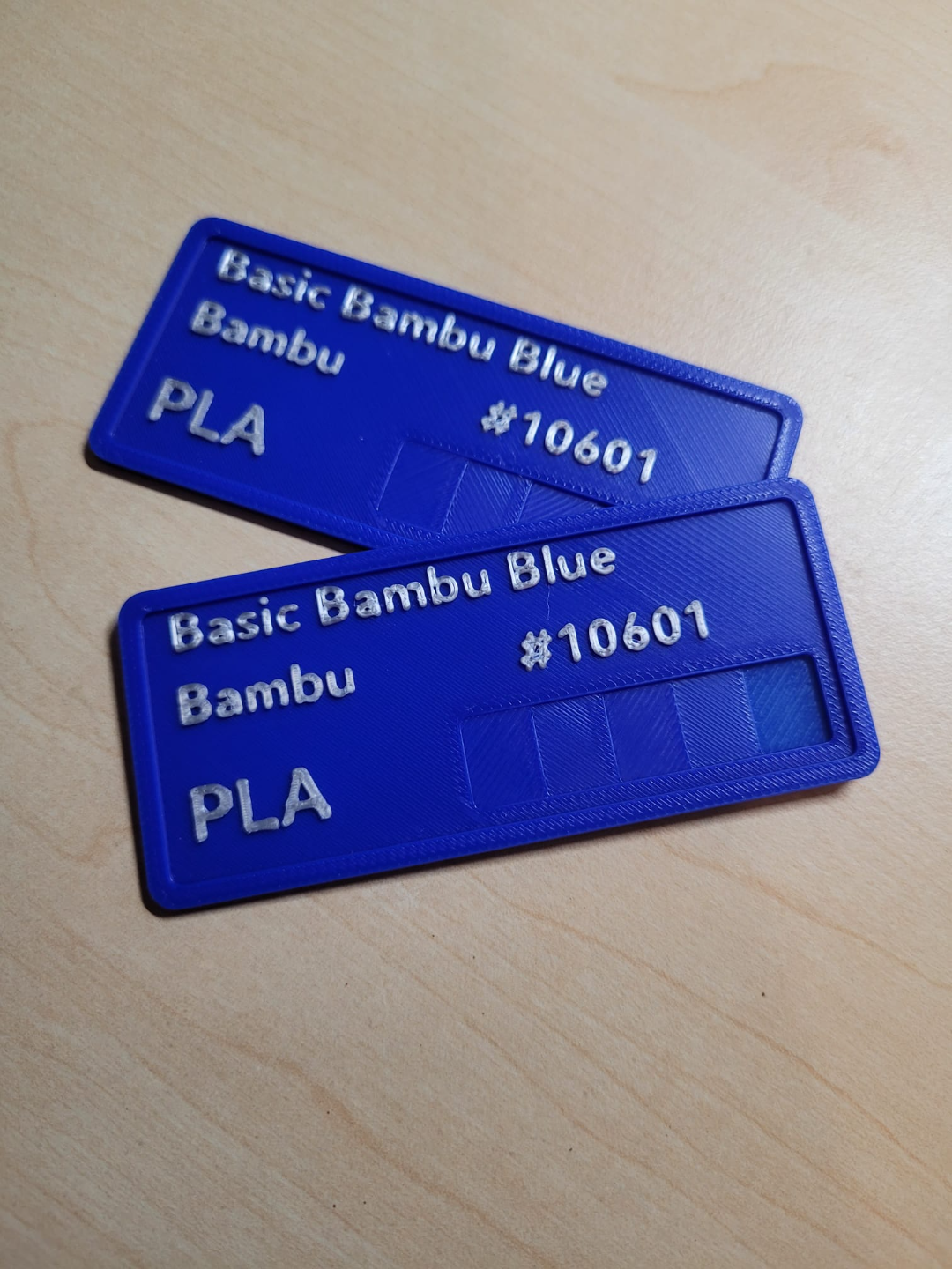 Bambu Filament Swatches