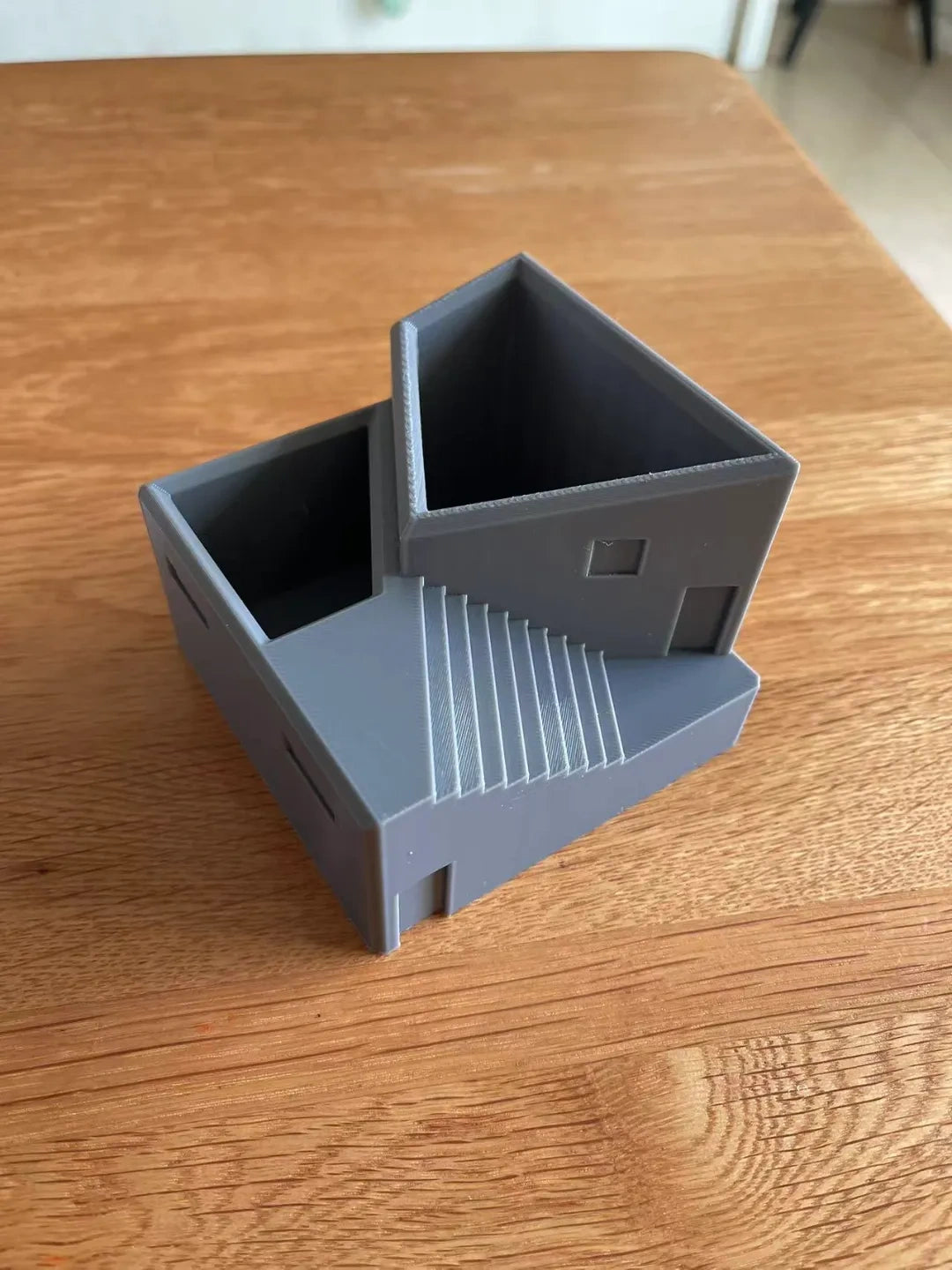 建筑笔筒收纳桶