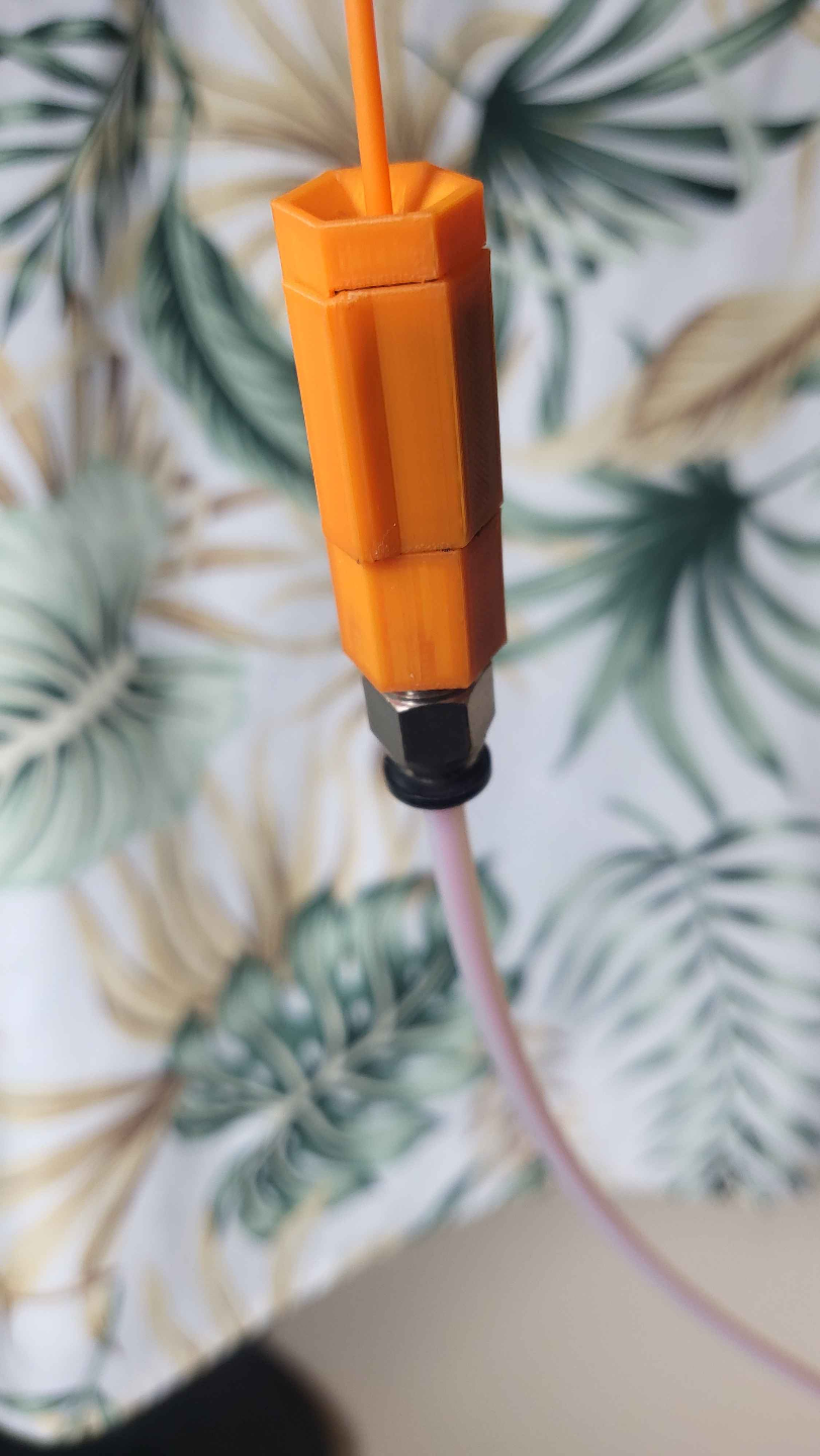 Filament Cleaner with PTFE Pneumatic fitting