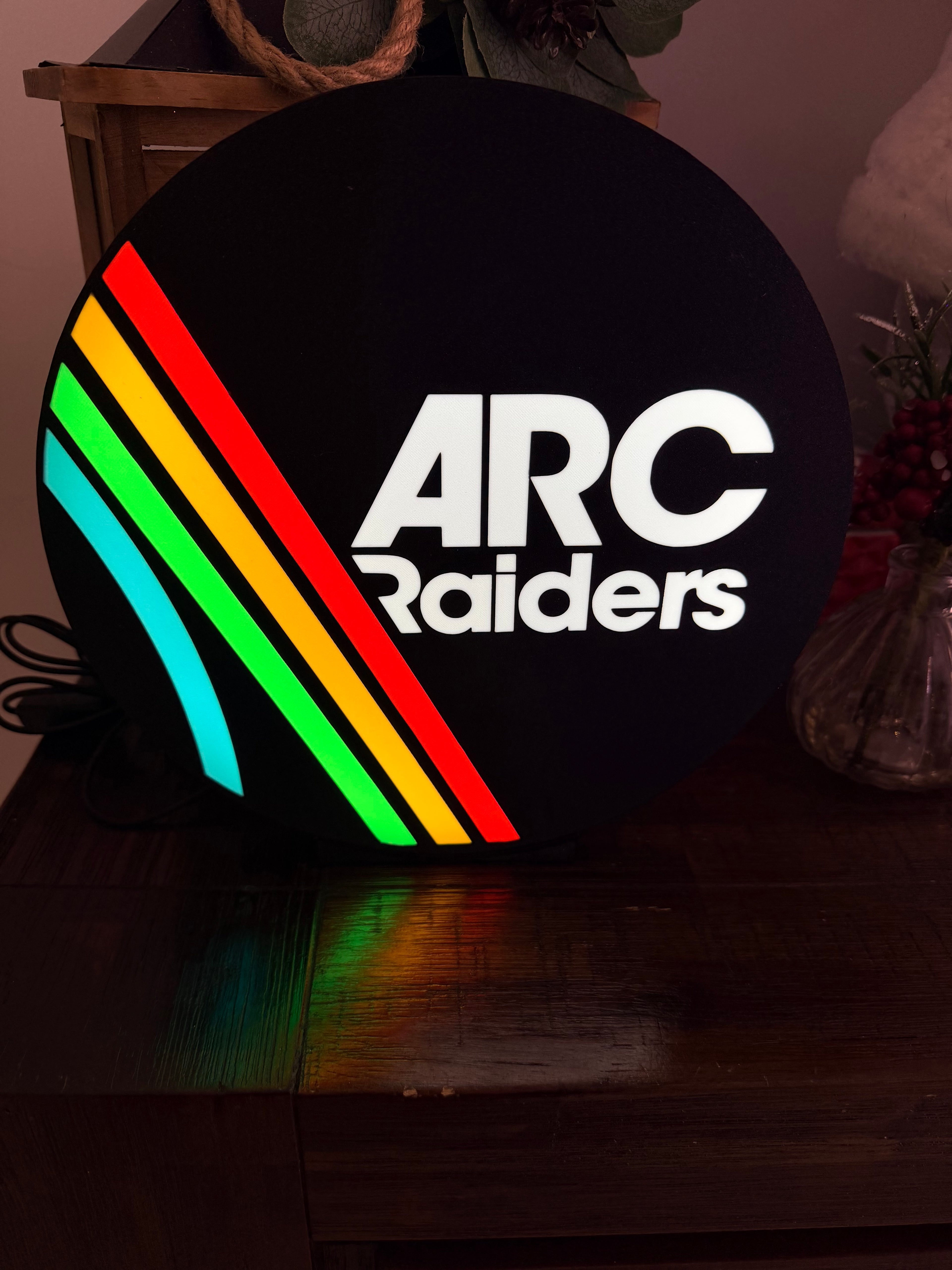 ARC Raiders - Light up LED Sign - Gaming Display