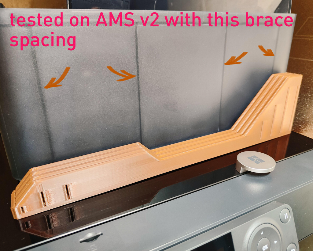 Buildplate holder X1C/P1P/P1S slotted on AMS Remix