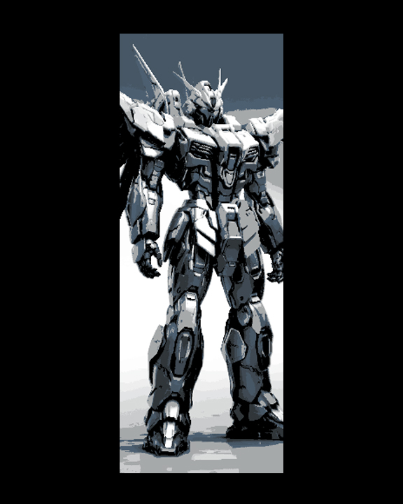 Fan Art of Mecha from Mobile Suit Gundam Bookmark