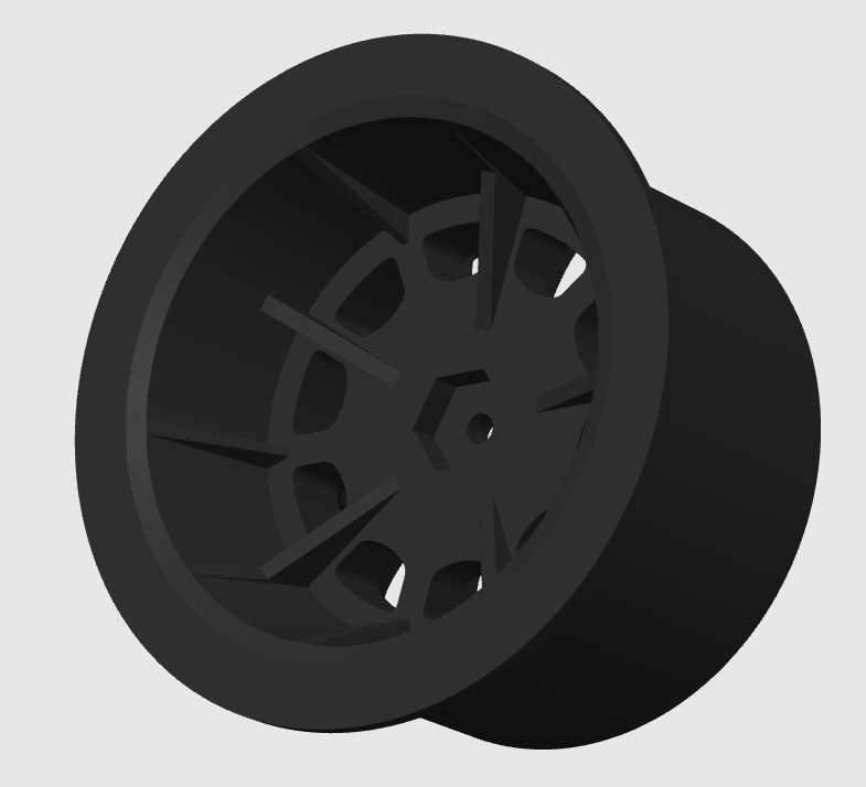 RC Tire and Rim – 14 mm Hex
