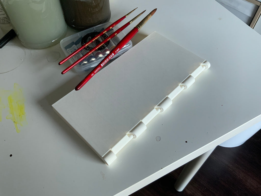 Folding watercolor mixing palette