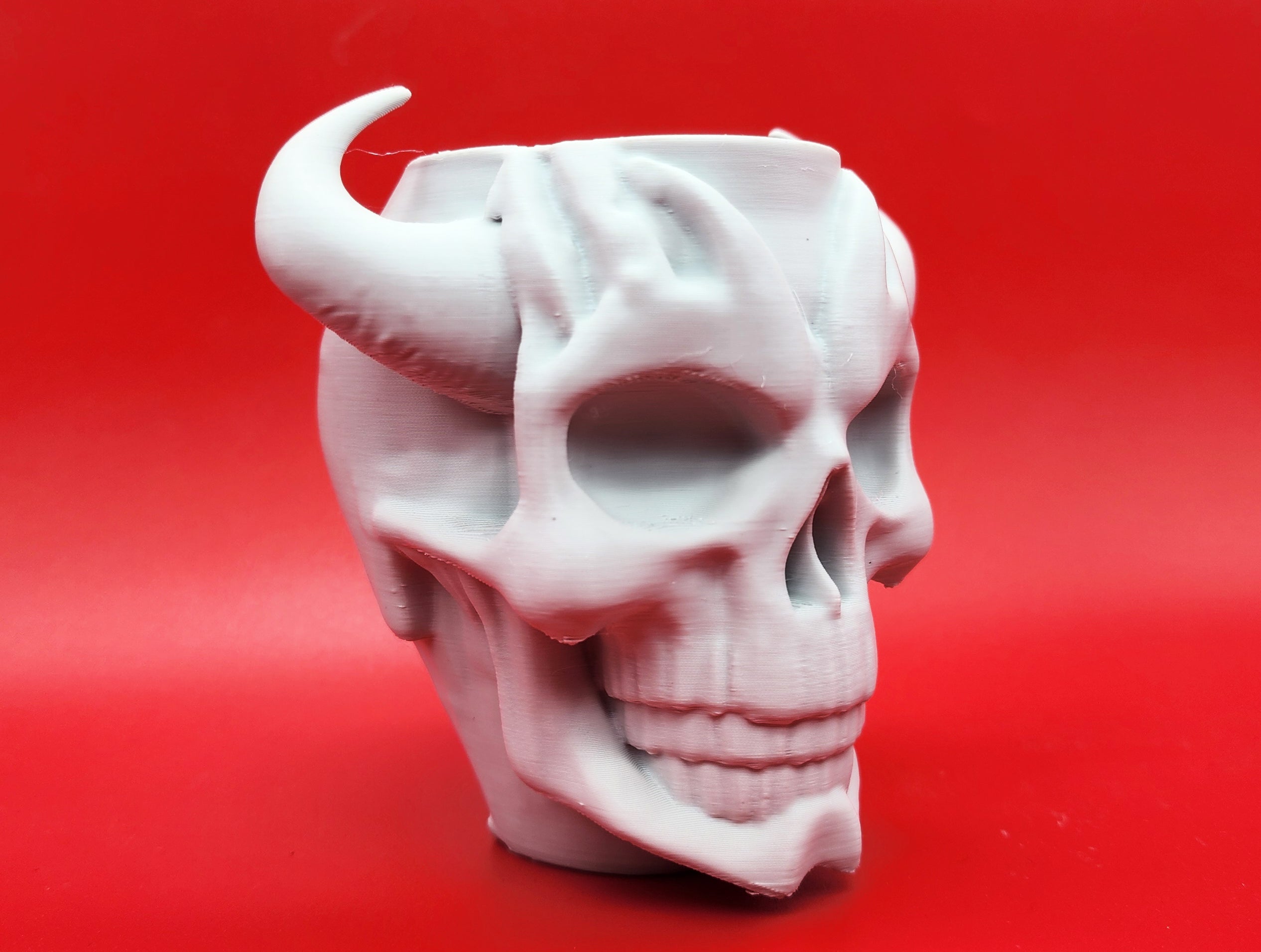 Demon Skull Pen Cup