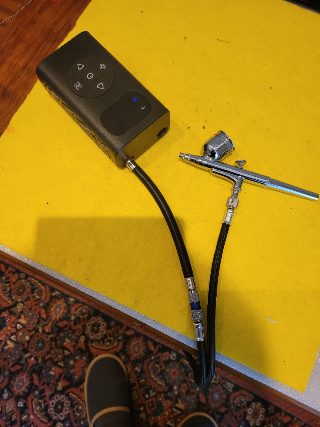 Airbrush to Tire Pump connector