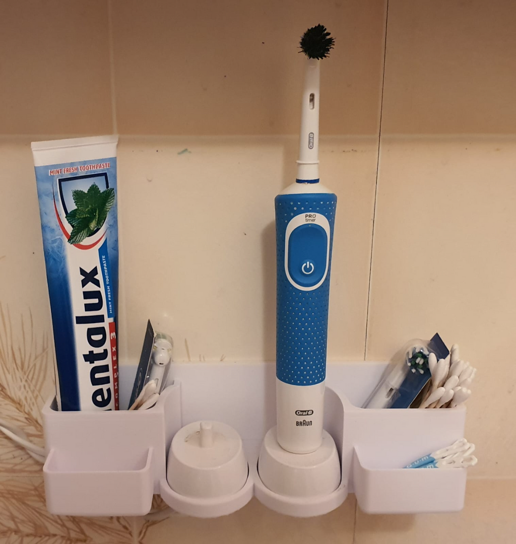 Oral B double toothbrush holder