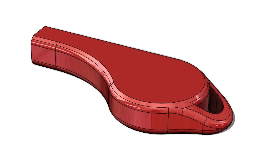 Slim Profile Keychain Whistle (a.k.a. Rape Whistle) 14.5 minute print