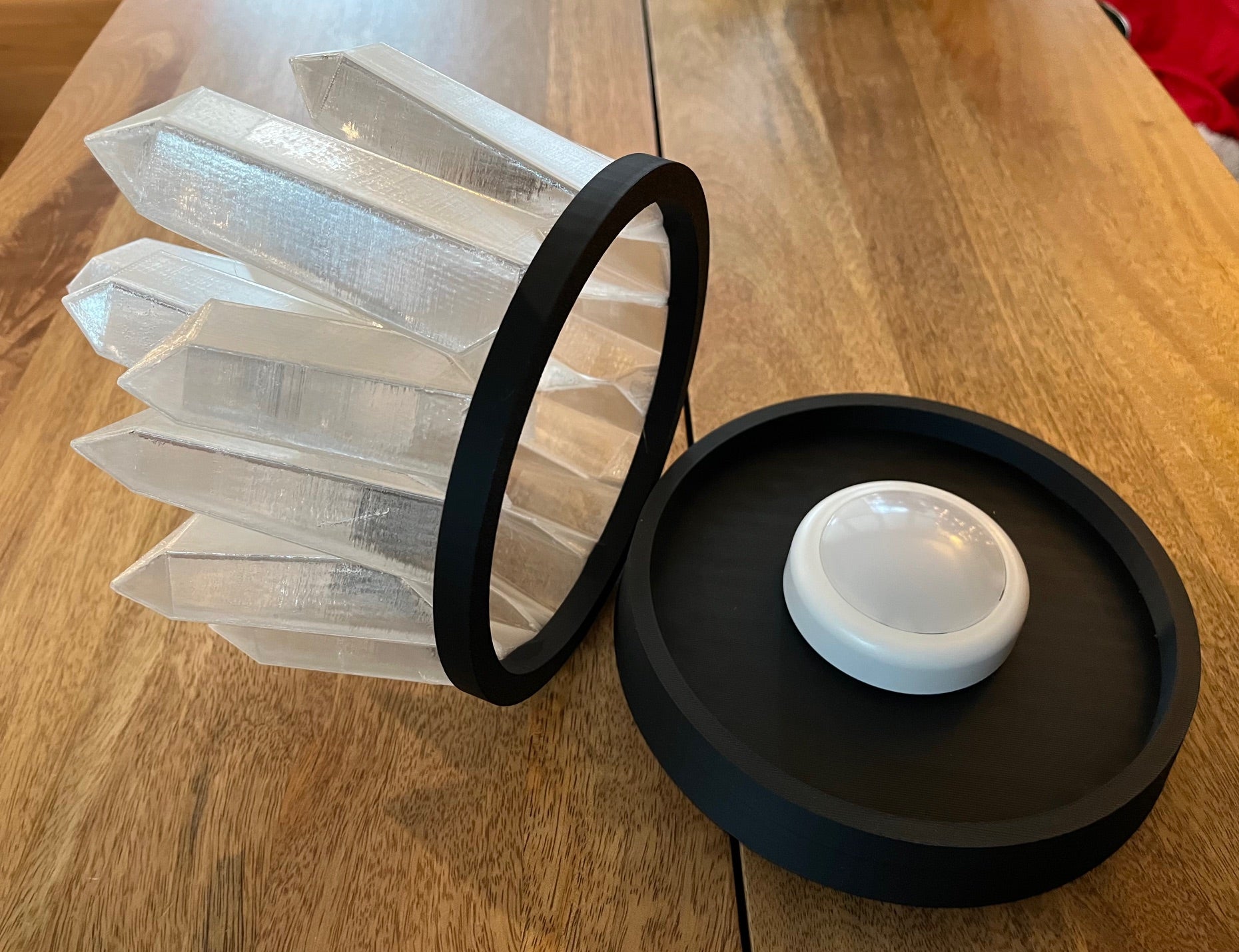Crystal Cluster Lamp