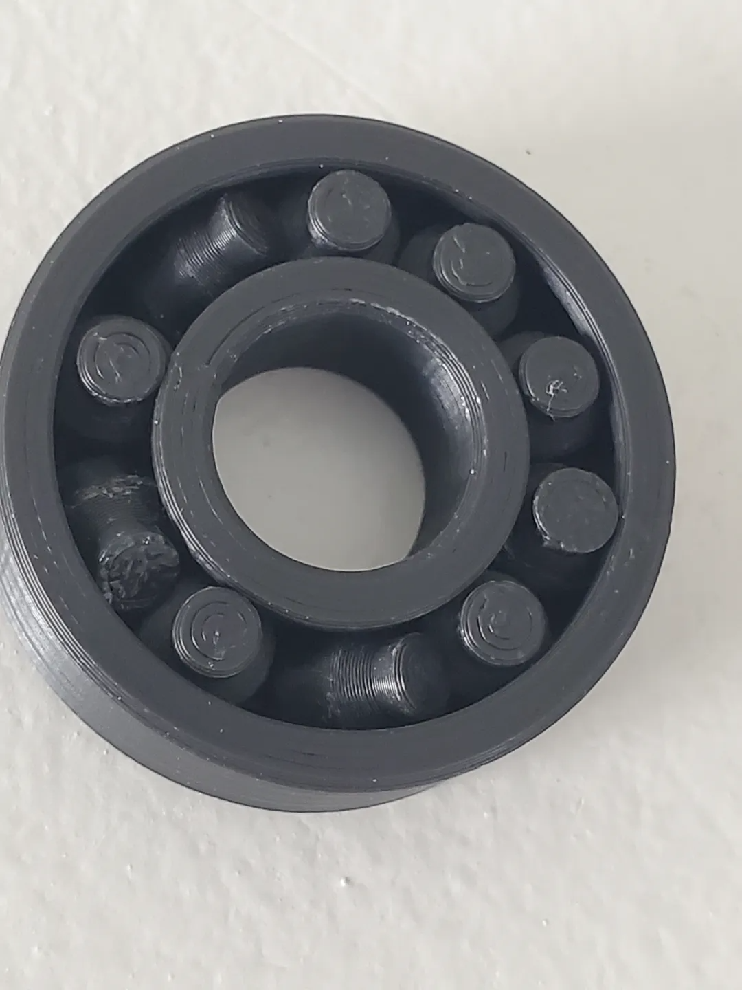 ball bearing snap of support (print in place)