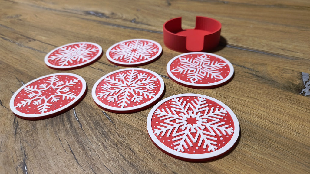 Christmas snowflake coaster (free to sell :D)