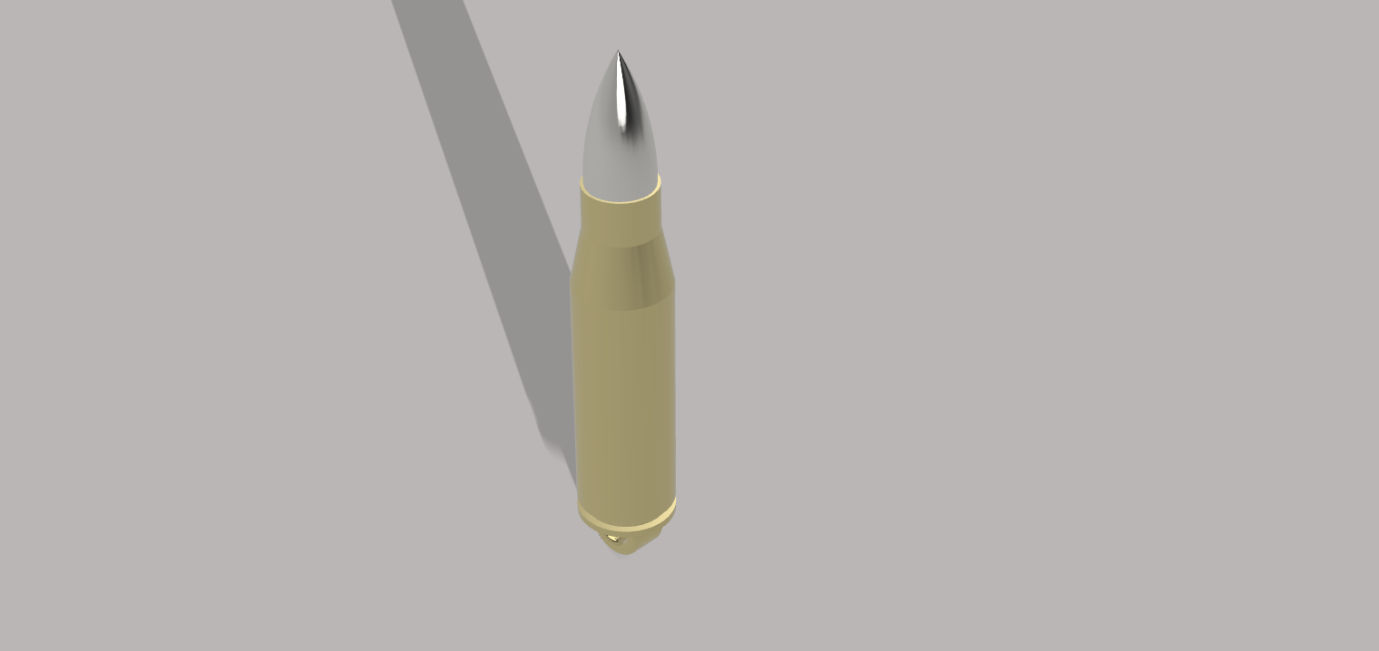 Bullet Shaped Keychain