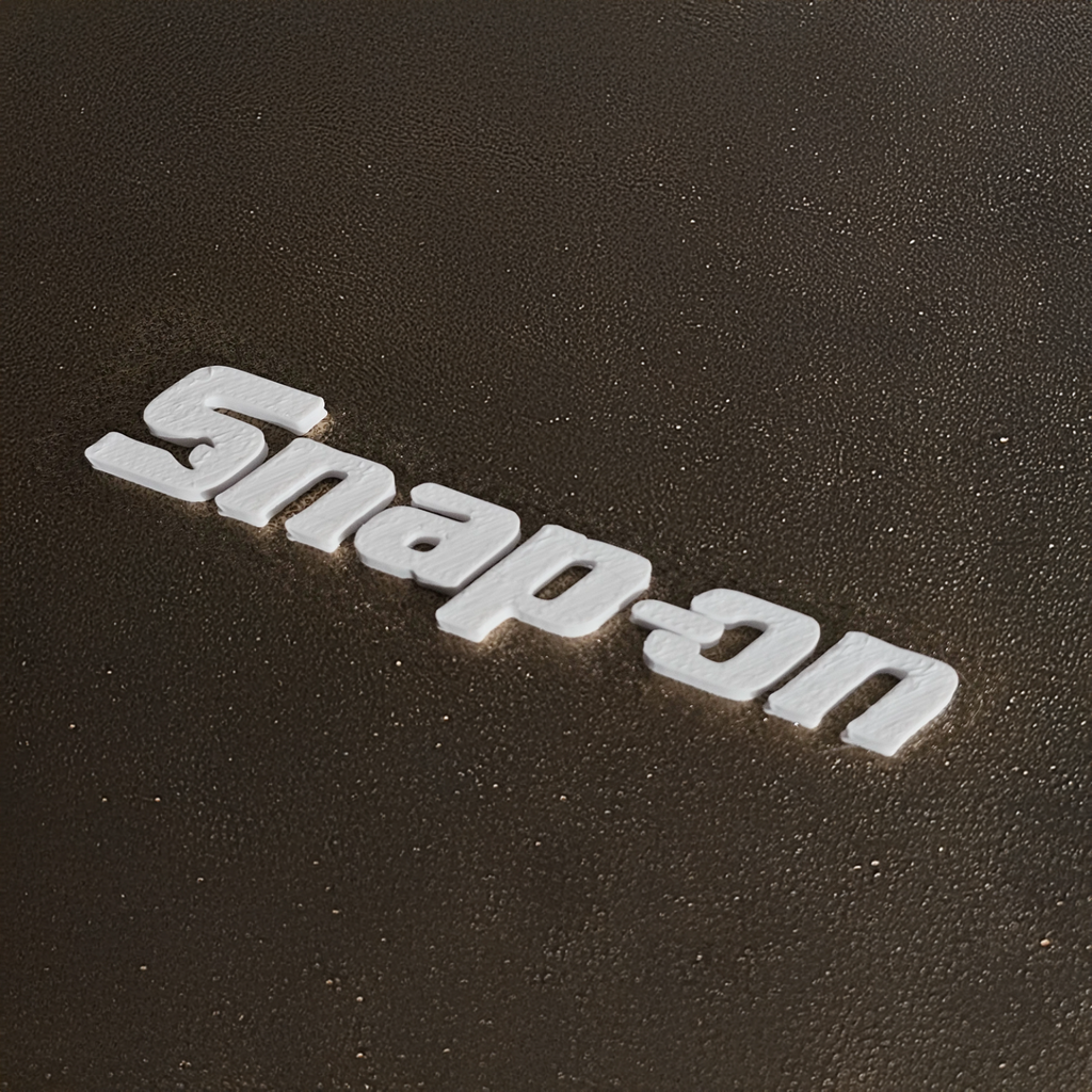 Snap-On Tools Logo Emblem - Custom 3D Printed