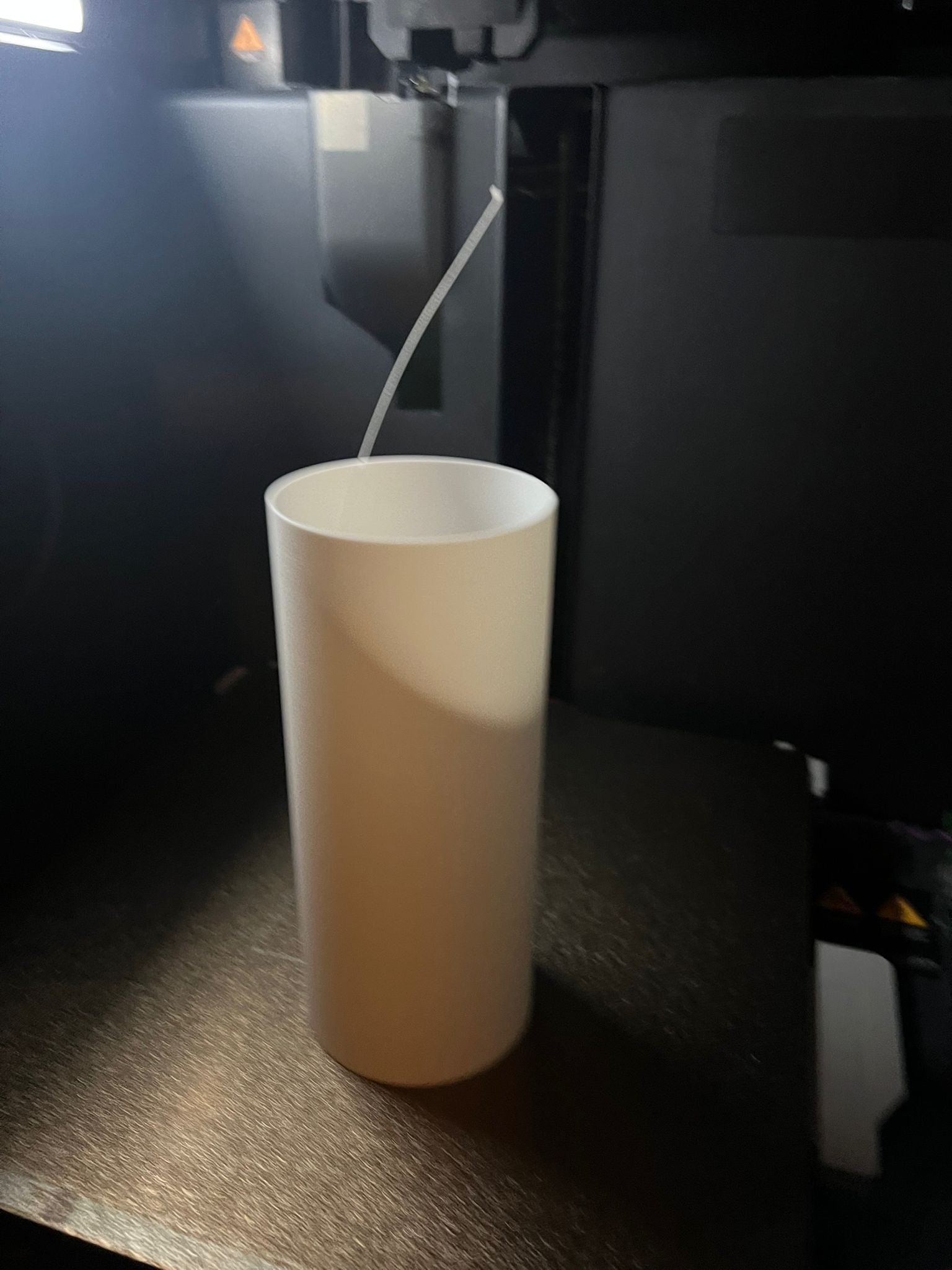 Purge line cup