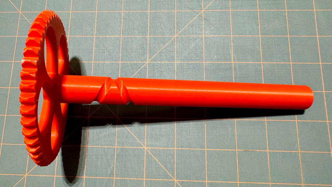 Pastamatic Leadscrew for 33mm Sub-spool (½ Spool)