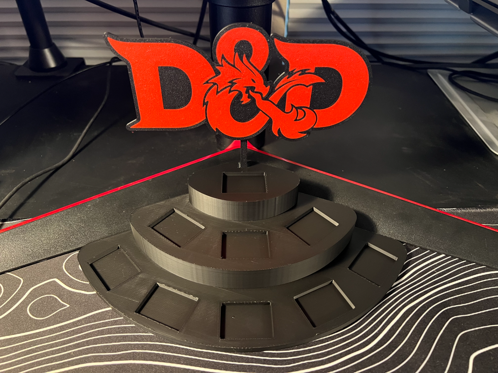 D&D Minifig Display Stand - 12 Slot Remix