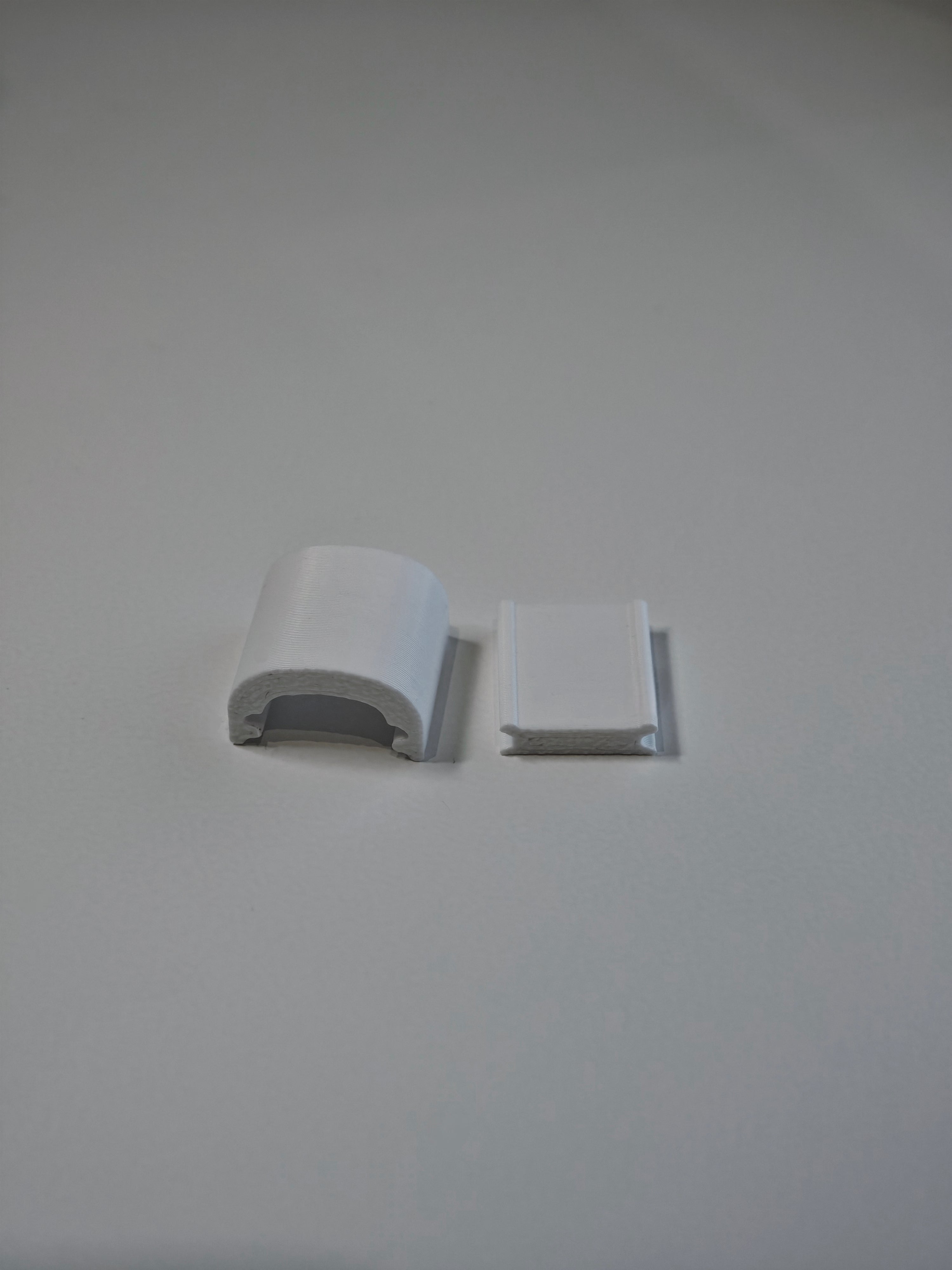 Wall led strip support