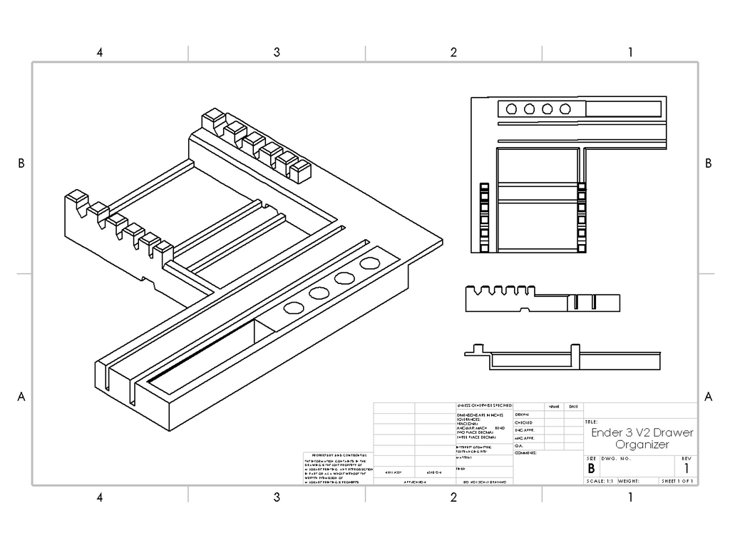 Ender 3 V2 Neo - Drawer Organizer
