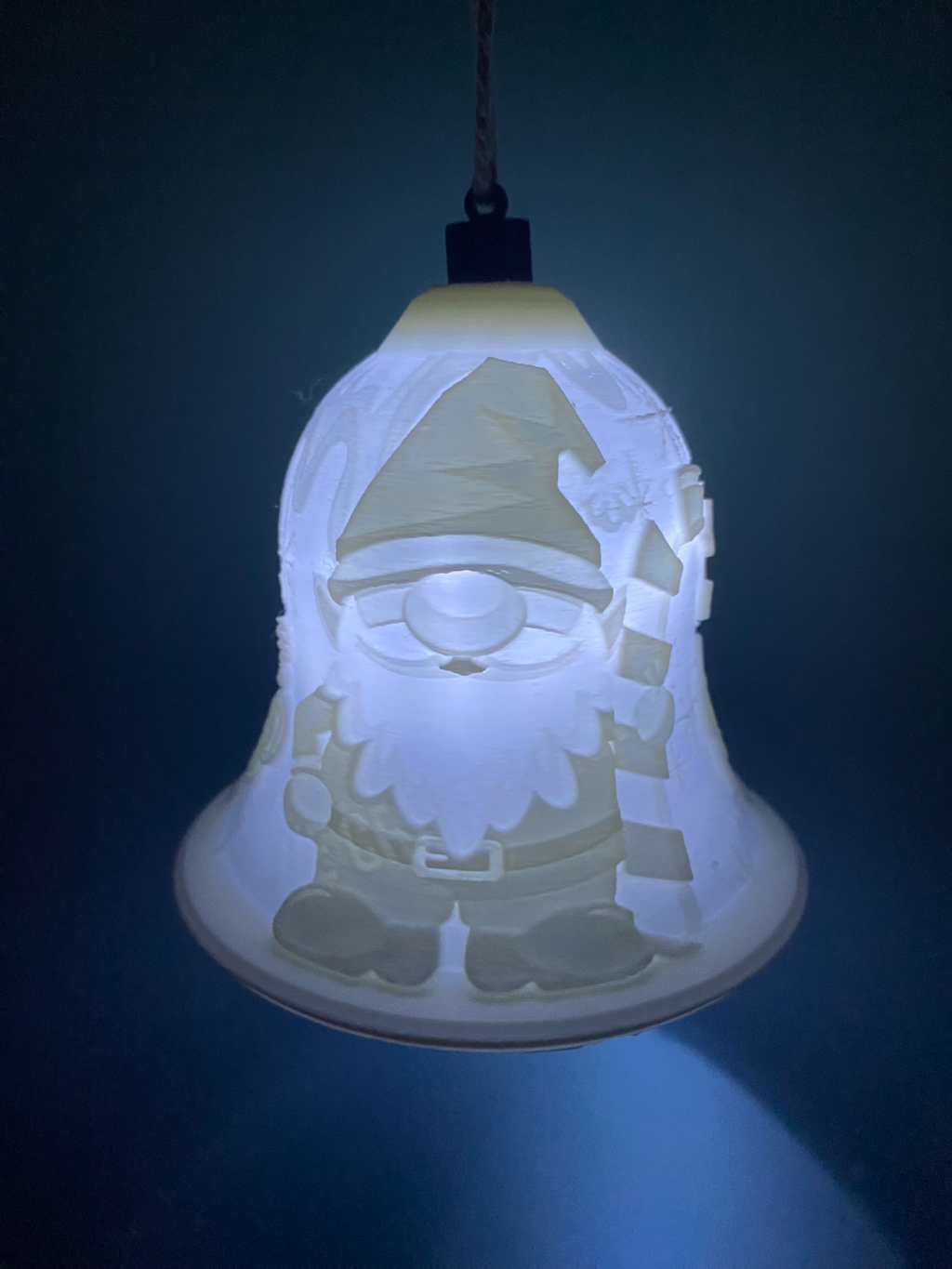 gnome christmas bell