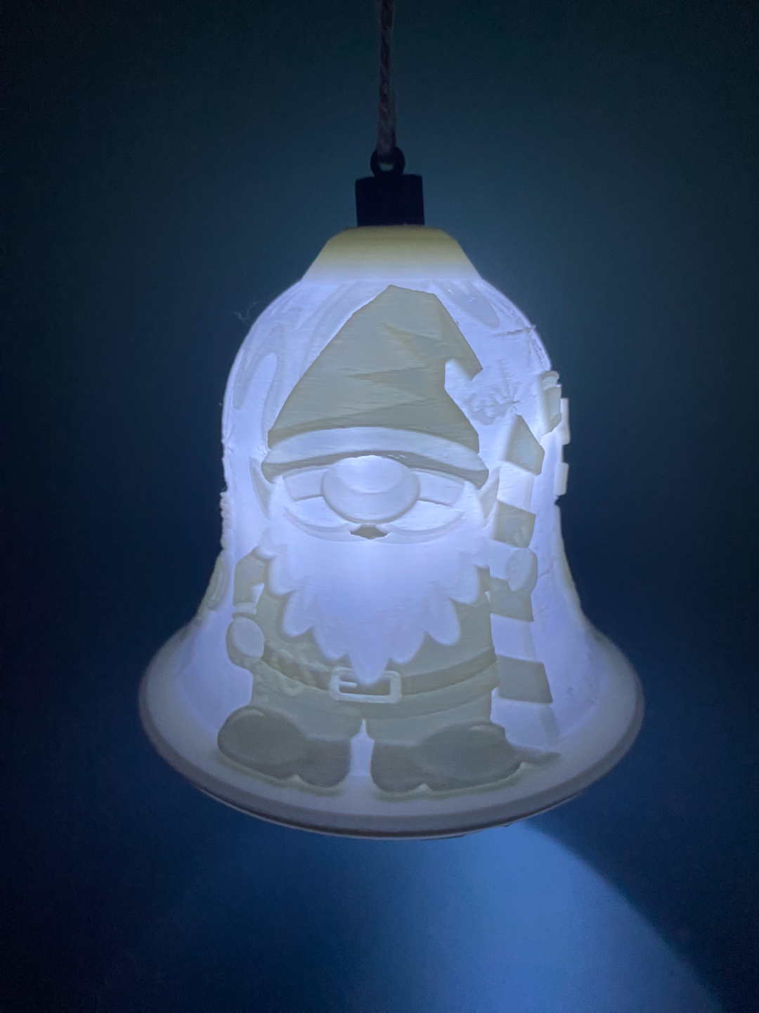 gnome christmas bell